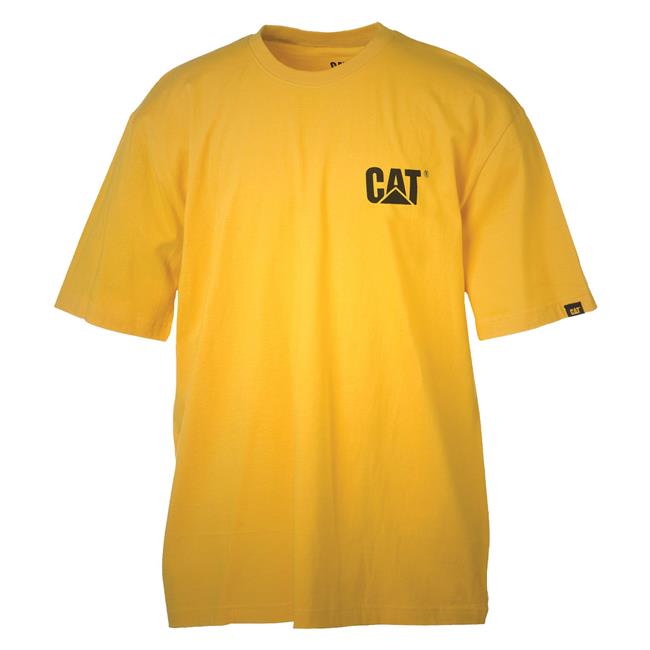 Men's CAT Trademark T-Shirt @ WorkBoots.com