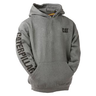 Men's CAT Trademark Banner Hoodie Dark Heather Gray