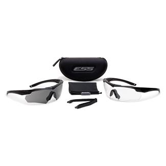 ESS Eye Pro Crossbow Black (frame) - Clear / Smoke Gray (2 lenses)