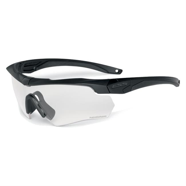 Military ESS Crossbow Gray Lens with Nose Piece and Black Frames 