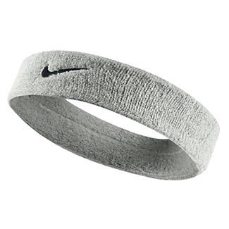 NIKE Swoosh Headband Matte Silver / Black