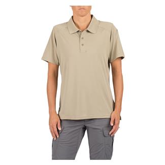 Women's 5.11 Helios Polo Silver Tan