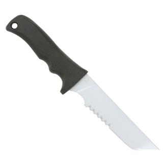 Maxpedition Medium Geometric Fixed Blade Knife Black Combo Edge