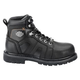 Men's Harley Davidson Footwear Chad Steel Toe Boots Black