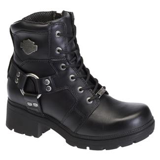 Women's Harley Davidson Footwear Jocelyn Side-Zip Boots Black