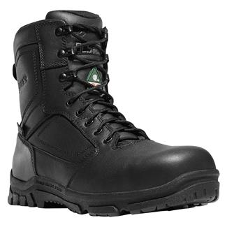 Men's Danner 8" Lookout EMS Composite Toe Side-Zip Waterproof Boots Black