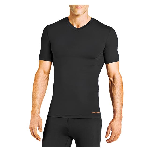 Men's Tommie Copper Recovery Compression V-Neck T-Shirt @ TacticalGear.com