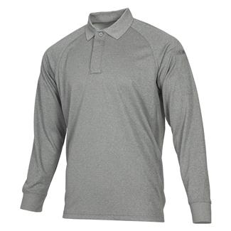 Men's Propper Long Sleeve Snag-Free Polo Heather Gray