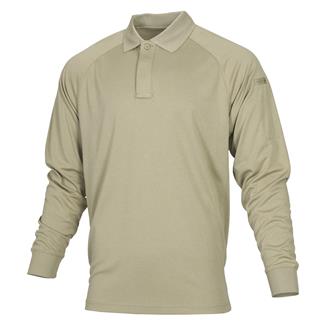 Men's Propper Long Sleeve Snag-Free Polo Silver Tan