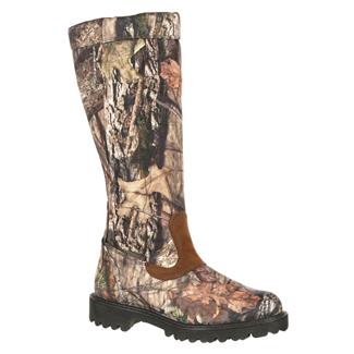 Men's Rocky Low Country Snake Boot Side-Zip Waterproof Mossy Oak Break Up Country