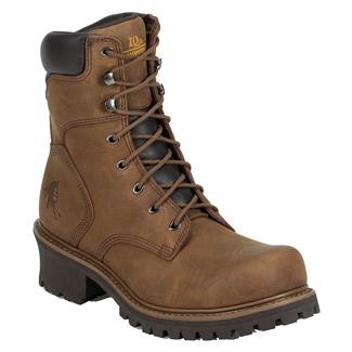 Men's Chippewa Boots 8" Hador 400G Steel Toe Tough Bark