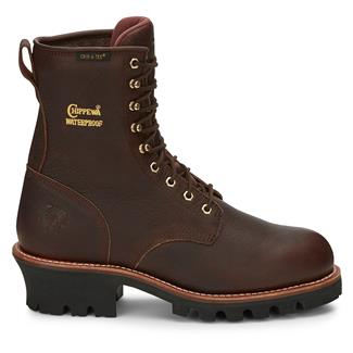 Men's Chippewa Boots 8" Paladin 400G Steel Toe Waterproof Briar Oiled