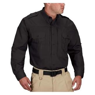 Men's Propper Lightweight Long Sleeve Tactical Dress Shirts Black