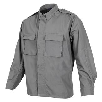 Men's Propper Poly / Cotton Ripstop LS 2-Pocket BDU Shirts Gray