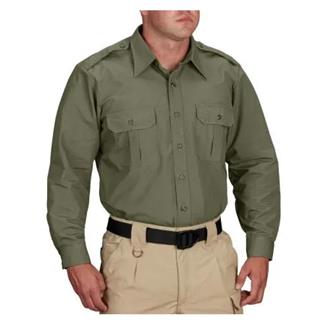 Men's Propper Long Sleeve Tactical Dress Shirts Olive