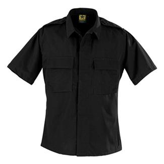 Men's Propper Short Sleeve 2-Pocket BDU Shirts Black