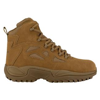 Men's Reebok 6" Rapid Response RB Composite Toe Side-Zip Boots Coyote Brown