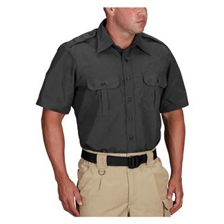 Men's Propper Short Sleeve Tactical Dress Shirts Dark Gray