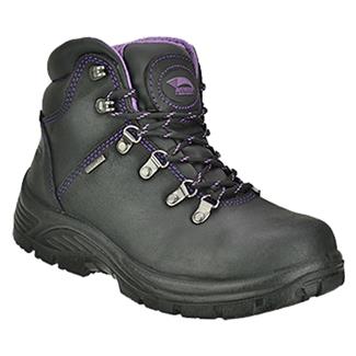 purple steel toe boots