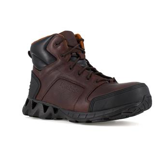 Men's Reebok 6" ZigKick Work Composite Toe Boots Brown