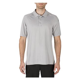 Men's 5.11 Helios Polo Heather Gray