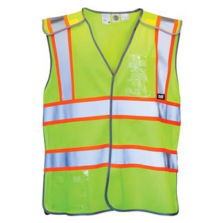 Men's CAT 5 Point Breakaway Safety Vest Hi-Vis Yellow