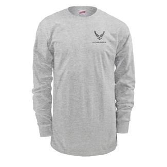 Men's Soffe Long Sleeve Air Force PT T-Shirt Ash