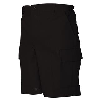 Men's TRU-SPEC Cotton Ripstop BDU Shorts (Zip Fly) Black