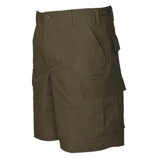 Men's TRU-SPEC Cotton Ripstop BDU Shorts (Zip Fly) Olive Drab