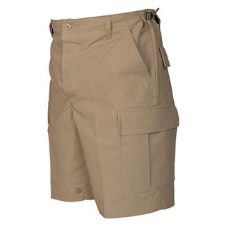 Men's TRU-SPEC Cotton Ripstop BDU Shorts (Zip Fly) Khaki