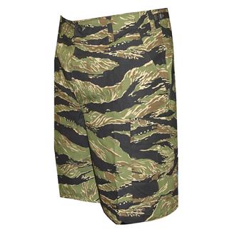 Men's TRU-SPEC Cotton Ripstop BDU Shorts (Zip Fly) Original Vietnam Tiger Stripe