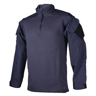 Men's TRU-SPEC Poly / Cotton 1/4 Zip Urban Force Combat Shirt Navy