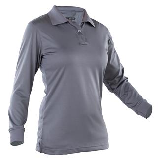 Women's TRU-SPEC 24-7 Series Long Sleeve Performance Polo Steel Gray