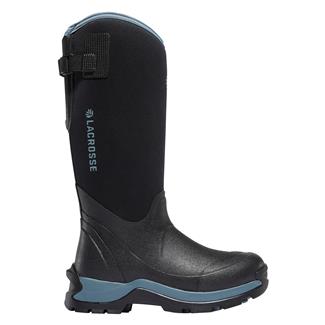 Women's LaCrosse 14" Alpha Thermal 7.0MM Waterproof Boots Black / Cerulean