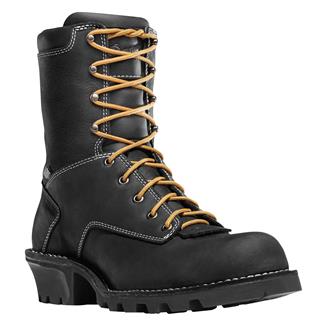 Men's Danner 8" Logger Waterproof Boots Black