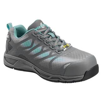 Women's Nautilus 2485 Composite Toe Gray / Aqua