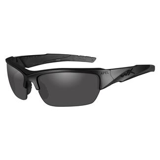 Wiley X Valor (APEL) Black (frame) - Smoke Gray / Clear (2 lenses)