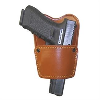 Gould & Goodrich Concealment Belt Slide Holster with Removable Body Shield Chestnut Brown