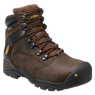 Men's Keen Utility 6" Louisville Steel Toe Waterproof Boots Cascade Brown