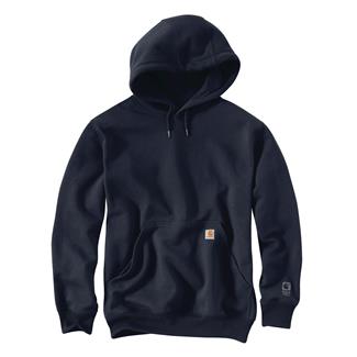 Men's Carhartt Rain Defender Loose Fit Heavyweight Hoodie New Navy