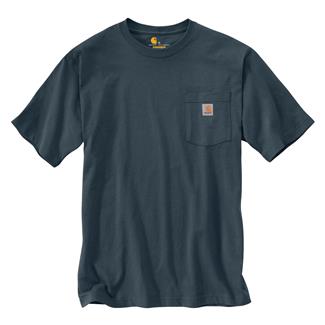 Men's Carhartt Loose Fit Heavyweight Pocket T-Shirt Bluestone