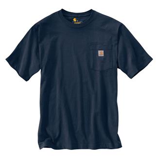 Men's Carhartt Loose Fit Heavyweight Pocket T-Shirt Navy