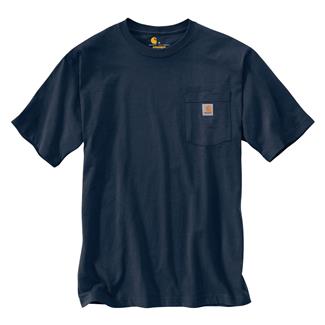 Men's Carhartt Workwear Pocket T-Shirt Navy