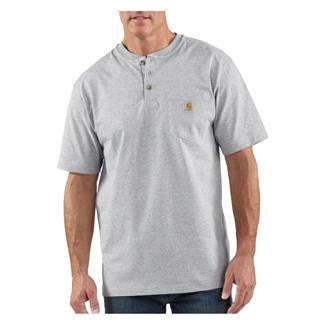 Men's Carhartt Loose Fit Heavyweight Pocket Henley Heather Gray