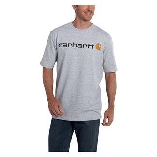 Men's Carhartt Loose Fit Heavyweight Logo Graphic T-Shirt Heather Gray