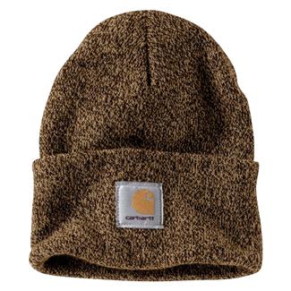 Carhartt Knit Cuffed Beanie Dark Brown / Sandstone