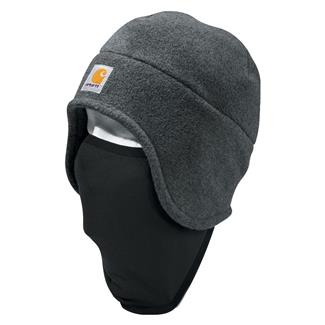 Men's Carhartt 2 In 1 Fleece Headwear Charcoal Heather