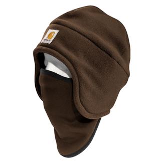 Men's Carhartt 2 In 1 Fleece Headwear Dark Brown