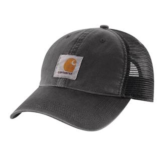 Men's Carhartt Canvas Mesh-Back Hat Black