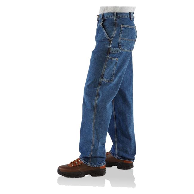 Men's Carhartt Loose Original Fit Work Dungaree Pants | Work Boots ...